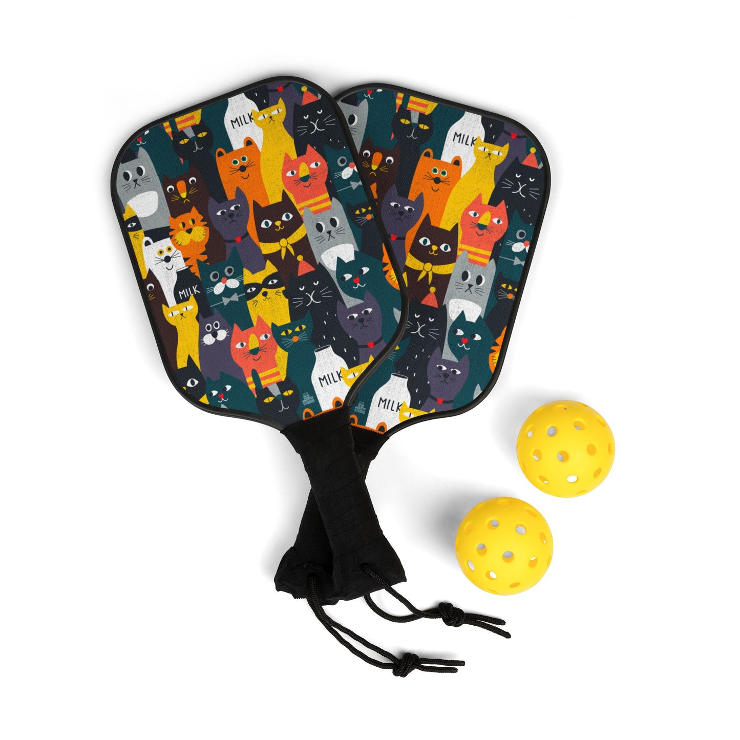 Pickleball Kit | Colorful Cats | Cats 6