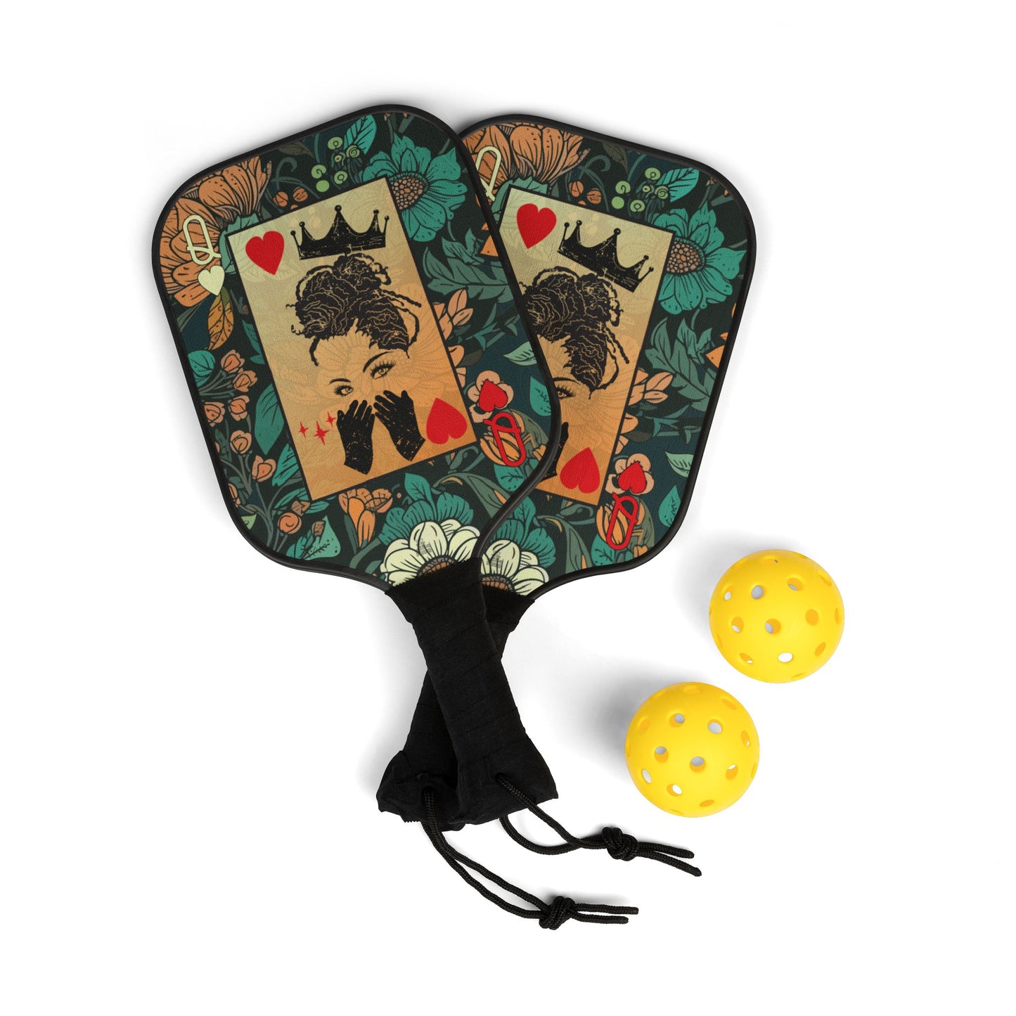 Pickleball Kit | Queen & Flowers | Queen 1