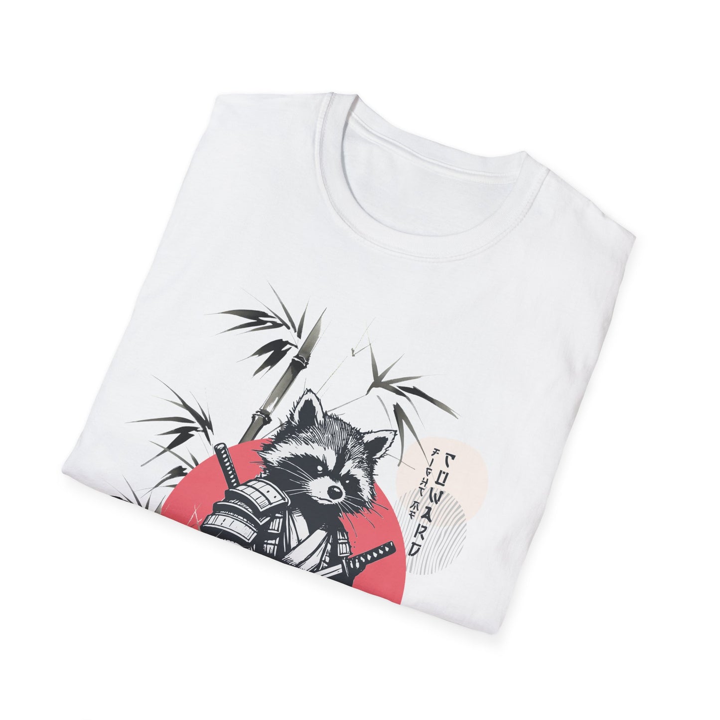 Unisex Softstyle T-Shirt | Racoon Adventures | Samurai