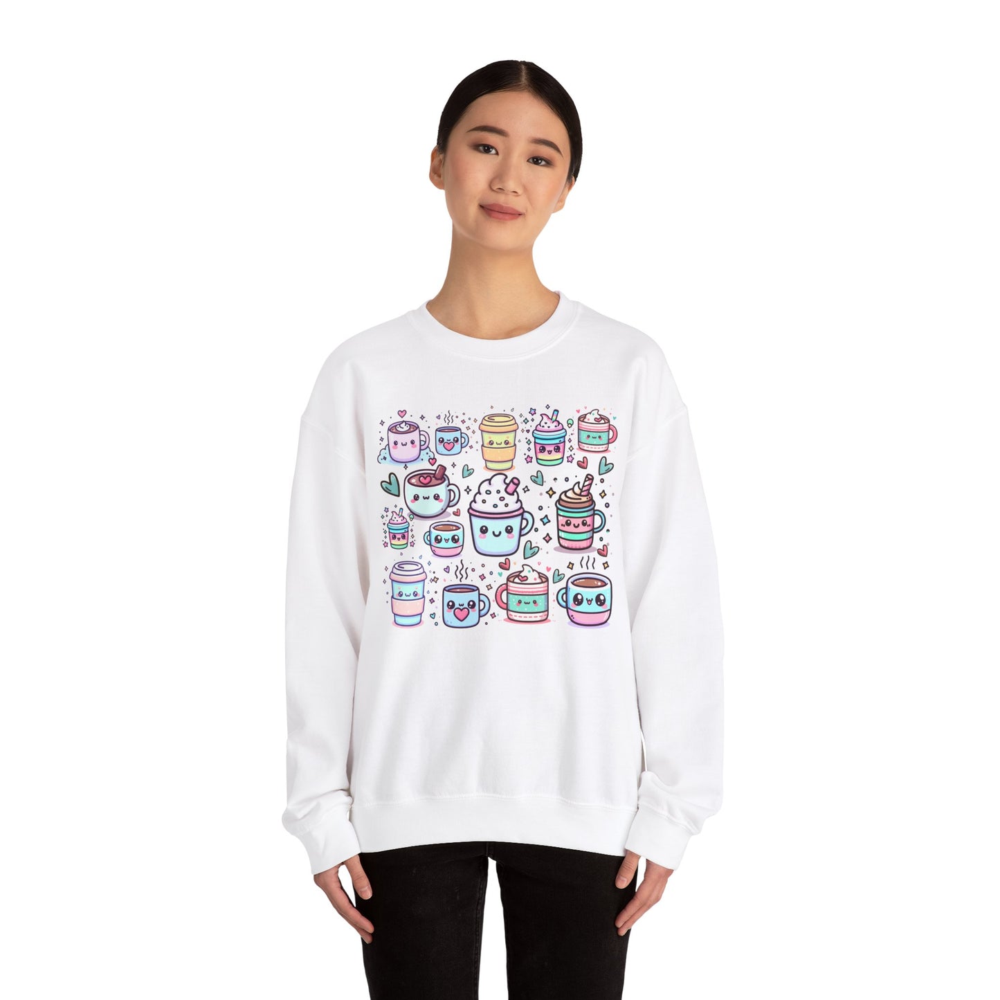 Kawaii Lattes | Unisex Heavy Blend™ Crewneck Sweatshirt