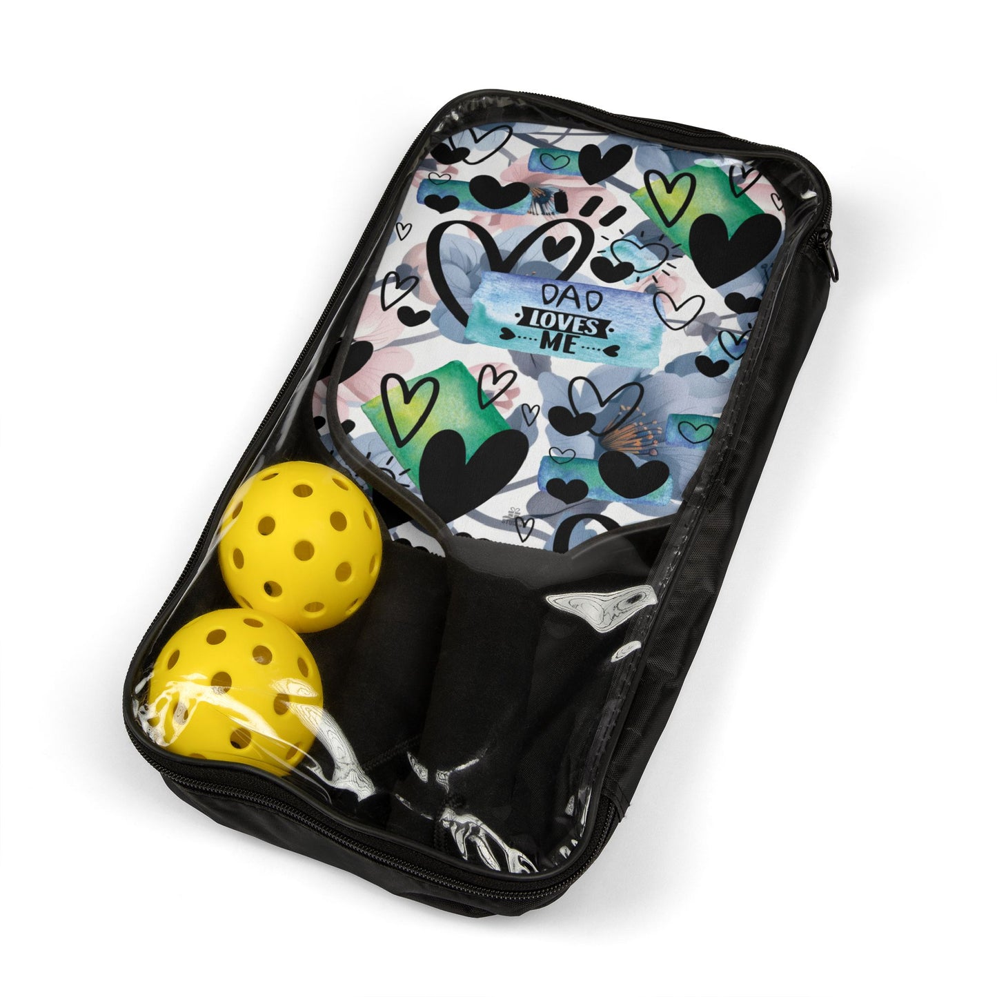 Pickleball Kit | Hearts | Dad Loves Me