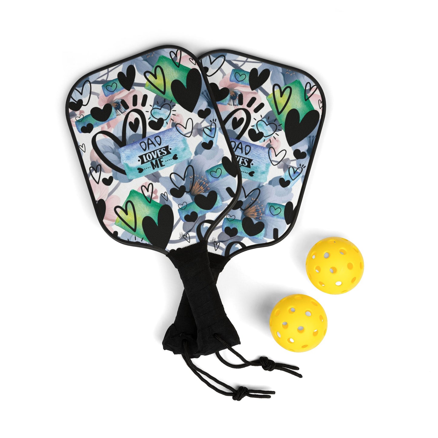 Pickleball Kit | Hearts | Dad Loves Me