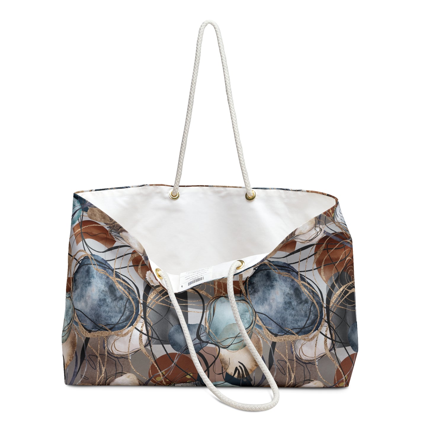 Weekender Bag | Abstracts | Acqua Dots Bronce