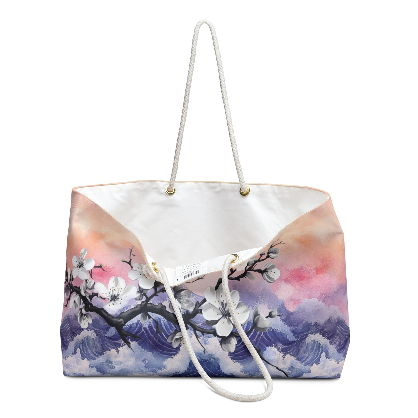 Weekender Bag | Pastel Waves | Scene 1