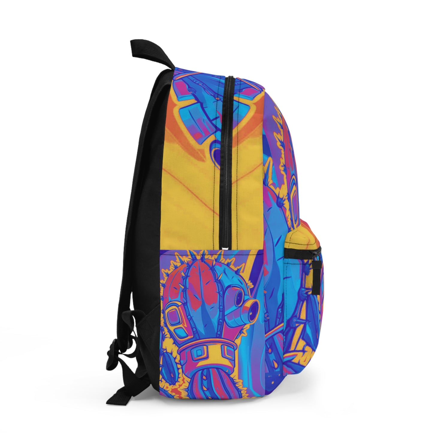 Astro-Cactus | Back Pack | Psychedelic Heatwave Colors