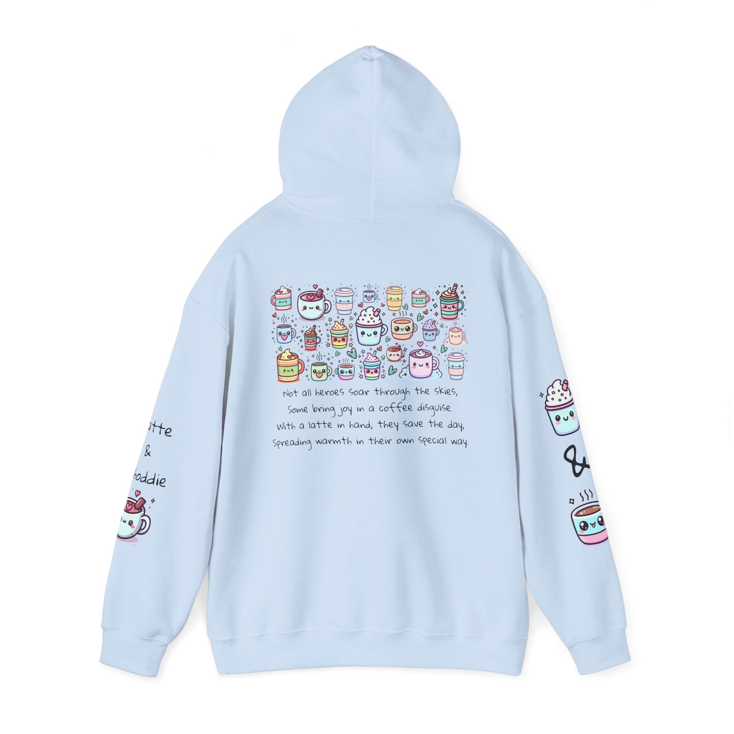 Kawaii Latte Hoodie | Unisex Heavy Blend™ Hooded Sweatshirt |