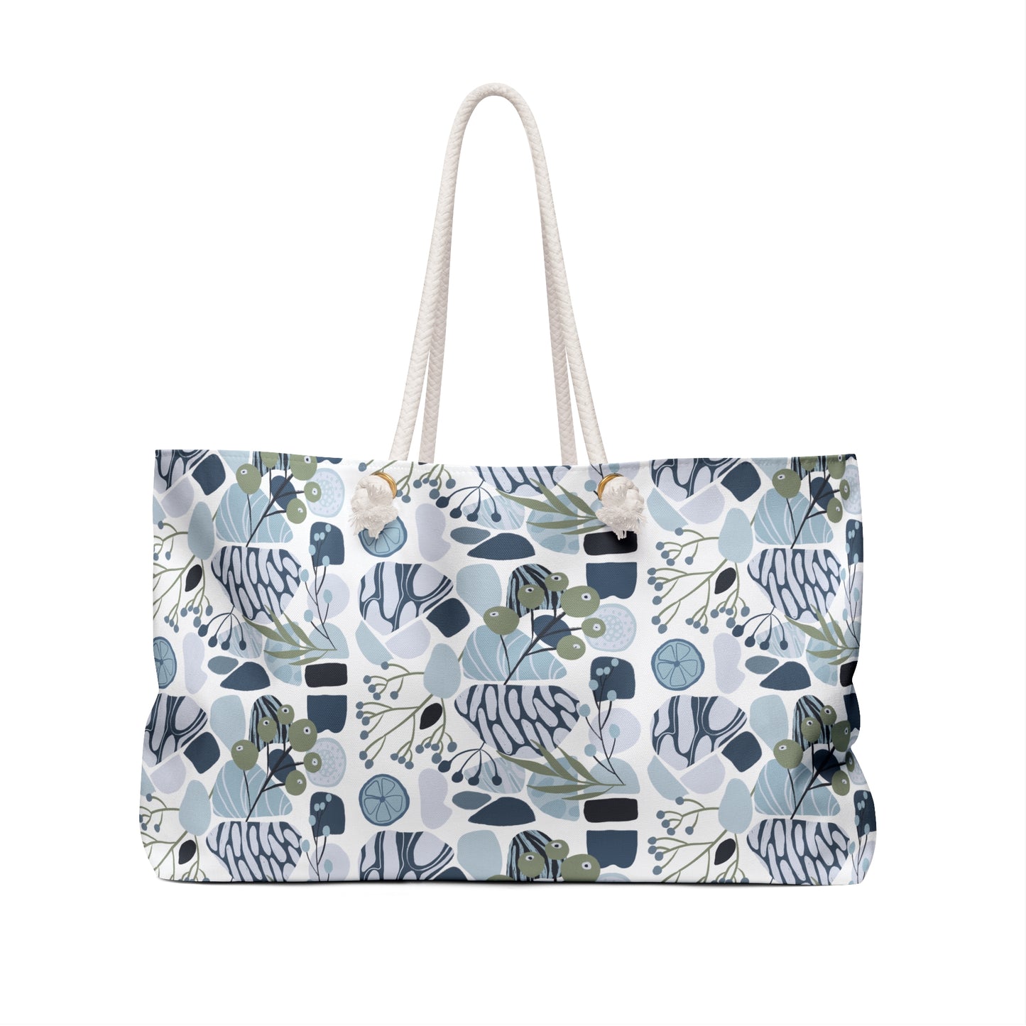 Juniper Beach | Weekender Bag | Pebble Blues