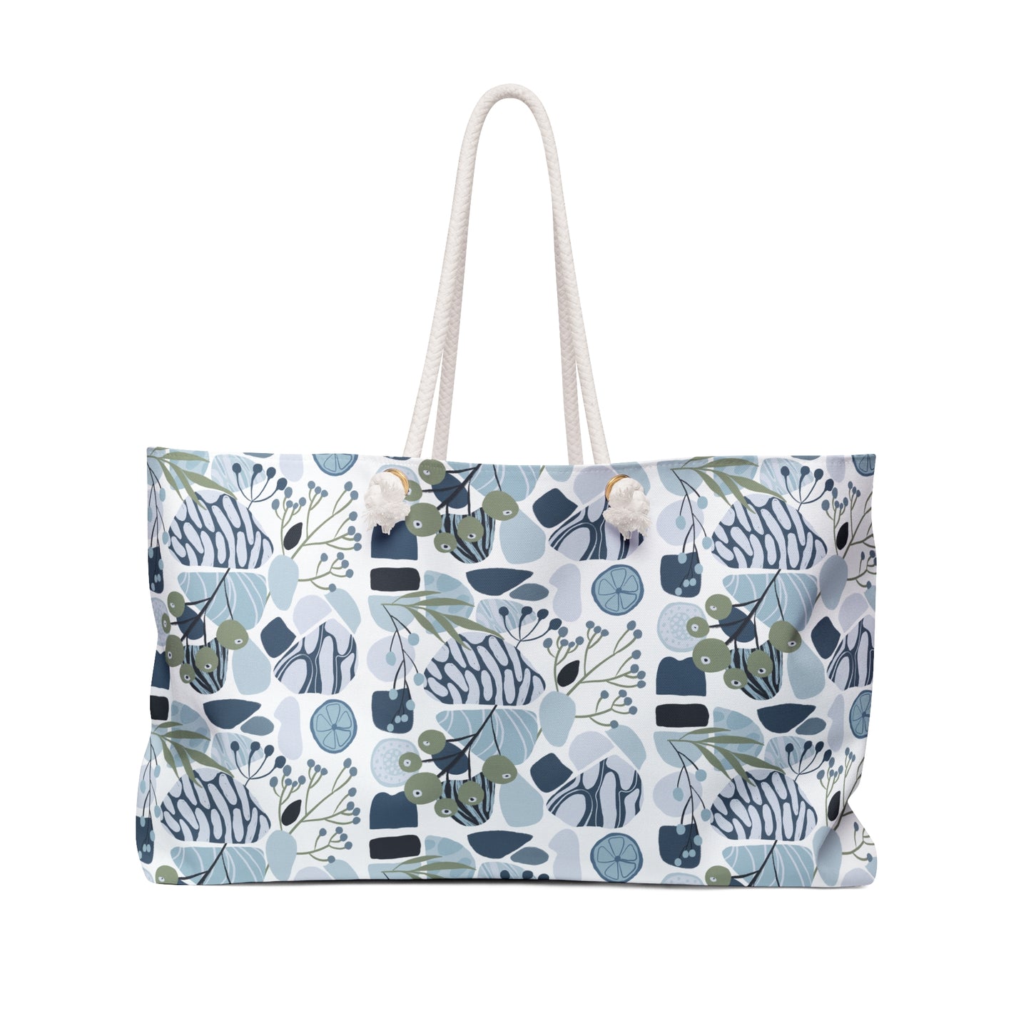Juniper Beach | Weekender Bag | Pebble Blues
