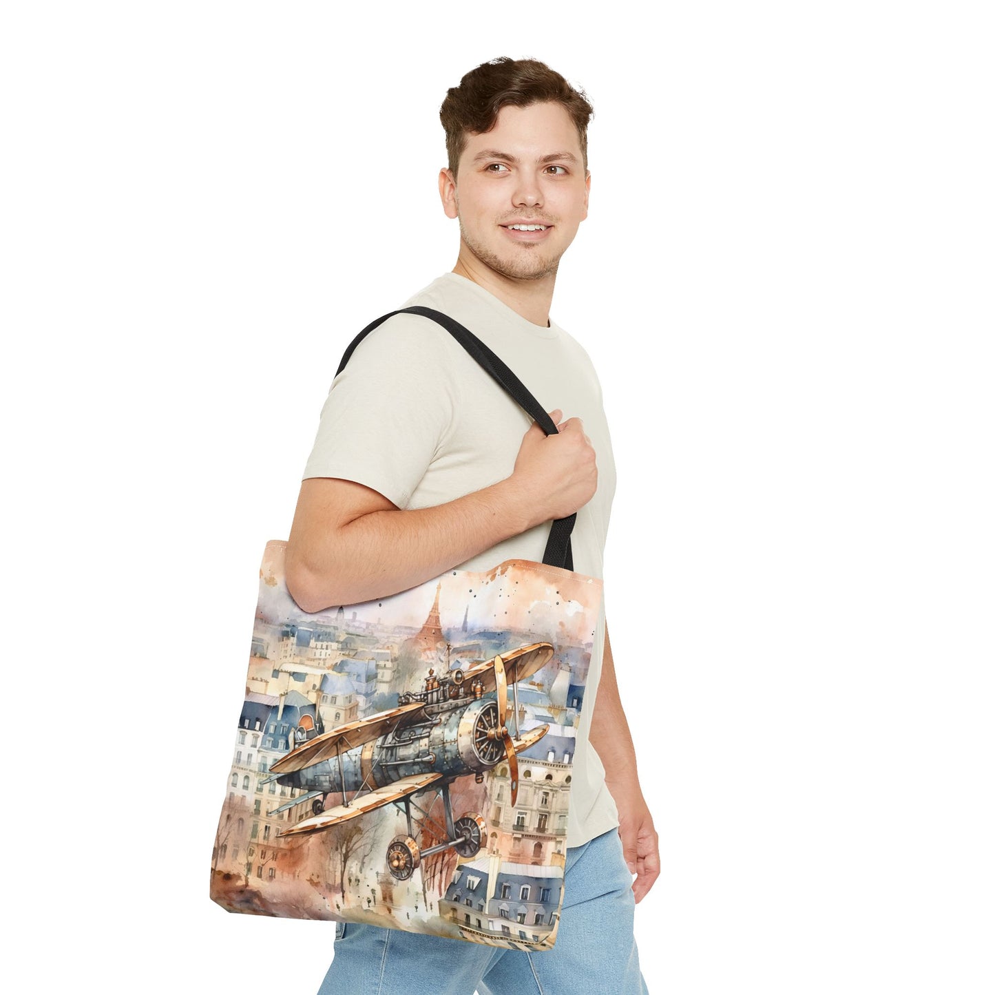 Totes | Watercolor Skies | Planes 1