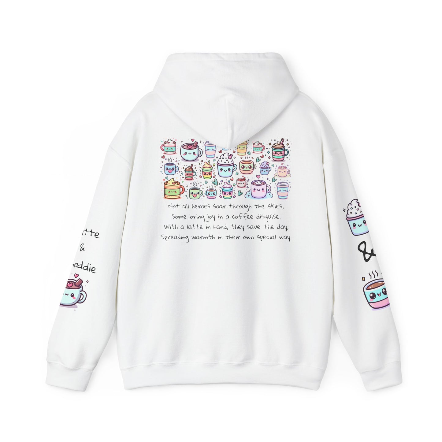 Kawaii Latte Hoodie | Unisex Heavy Blend™ Hooded Sweatshirt |