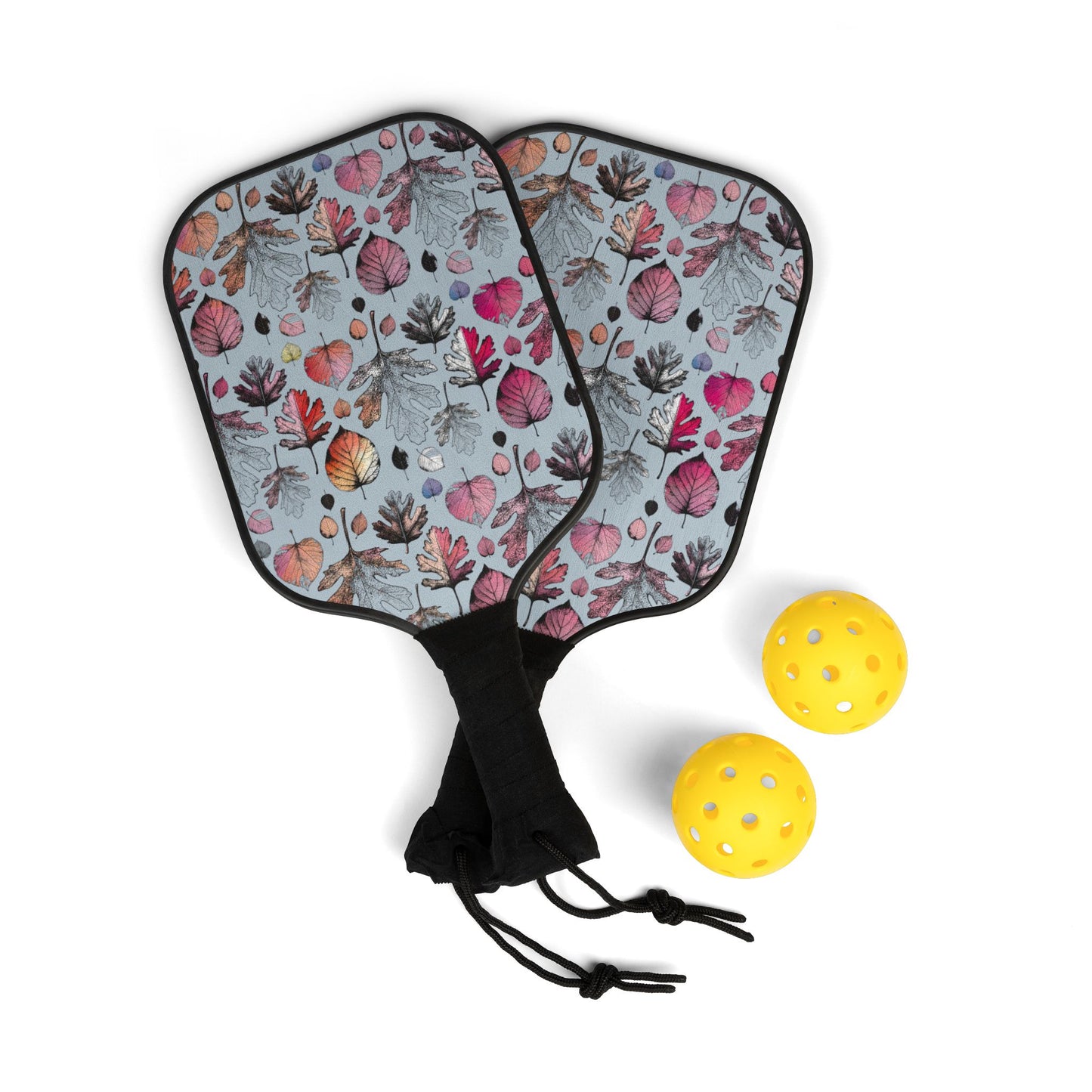 Pickleball Kit | Leaves | Blue & Pink