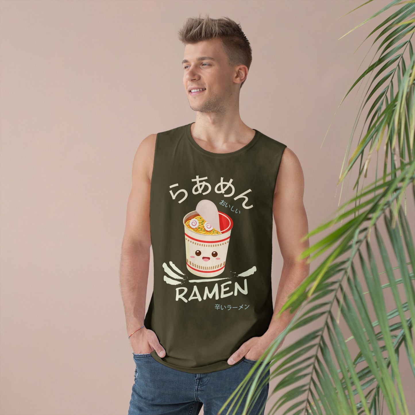 Kawaii Ramen Bowl | Unisex Tank Top with Cute Design | 4 styles