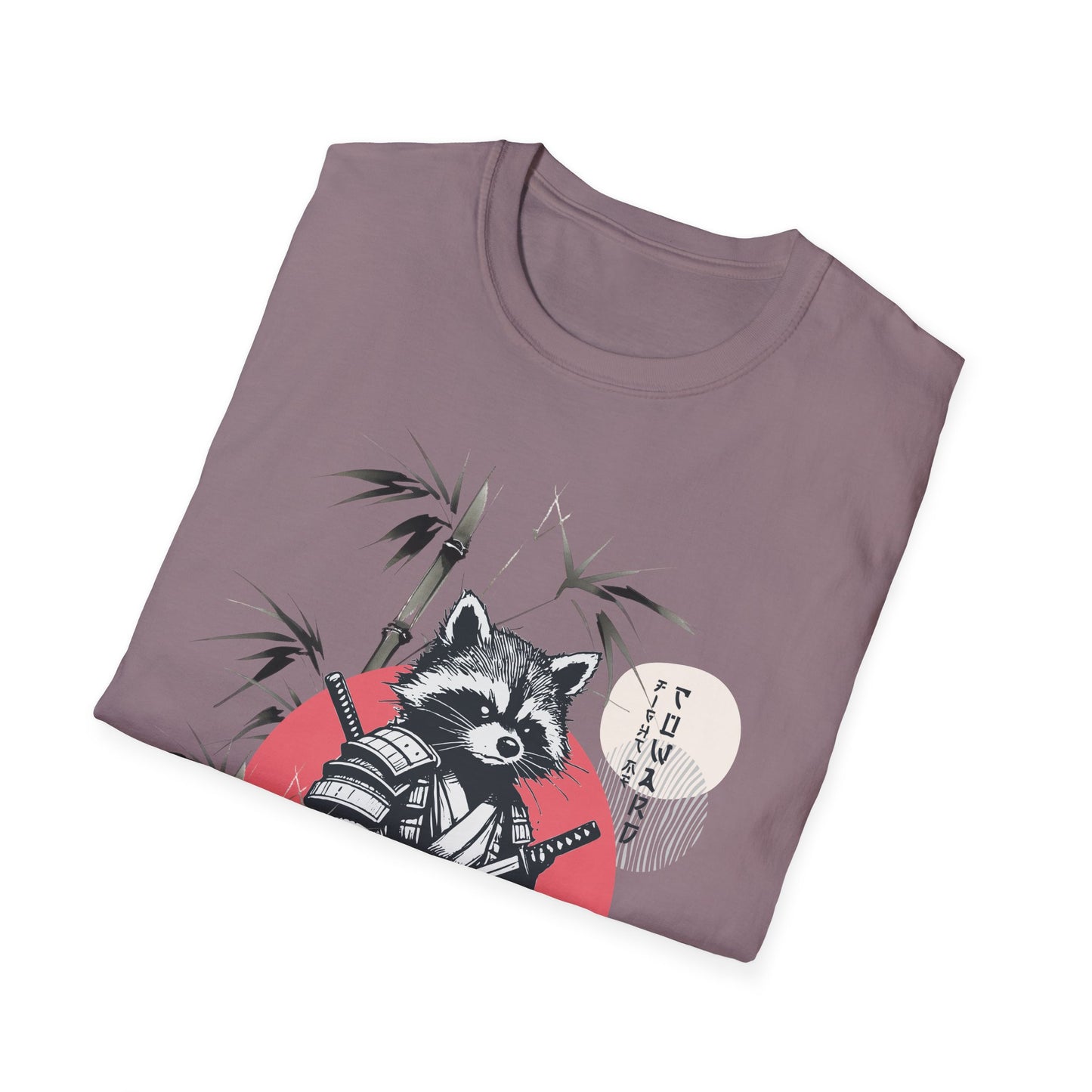 Unisex Softstyle T-Shirt | Racoon Adventures | Samurai