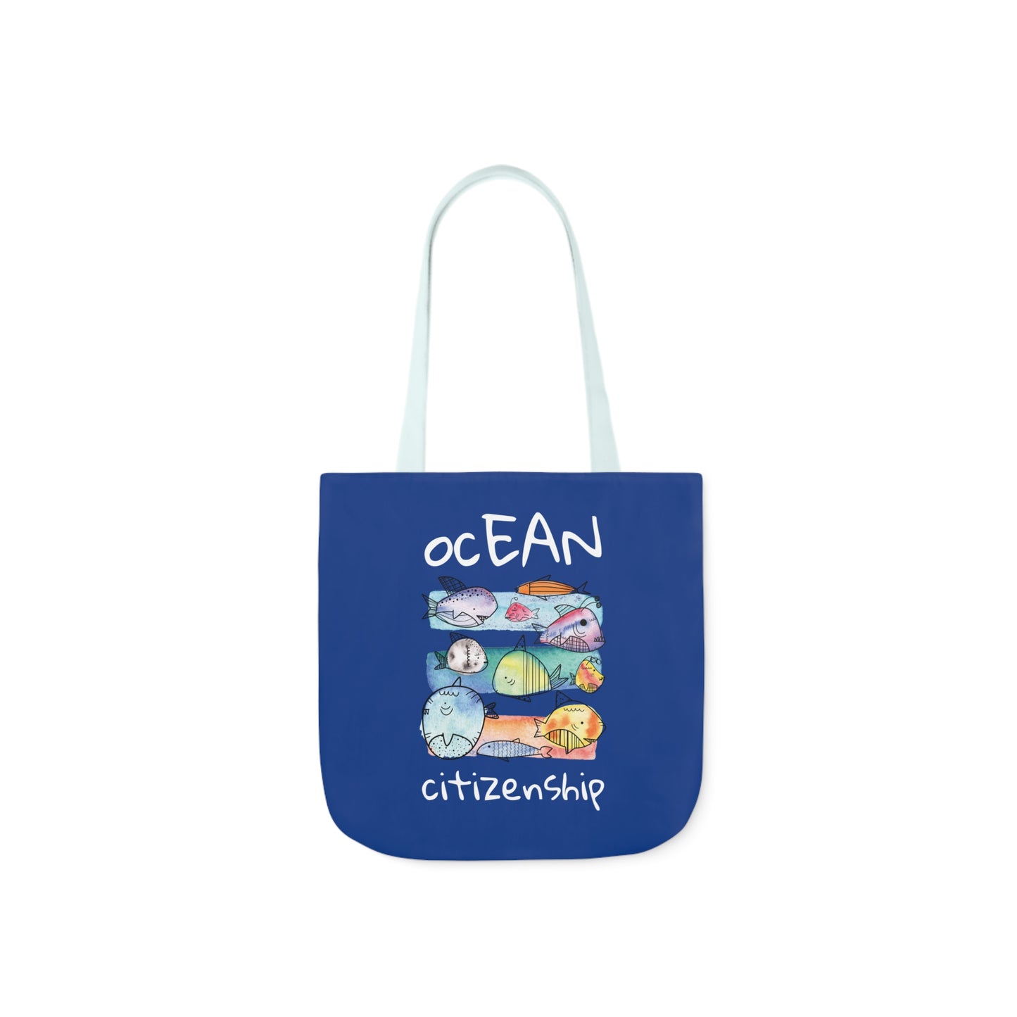 ocEAN citizenship |  Canvas Tote Bag | BLUE