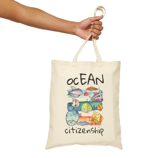 ocEAN citizenship | Cotton Canvas Tote Bag | Organic Cotton