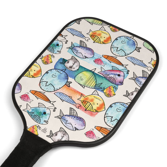 Pickleball Kit | School of Fish | Natural