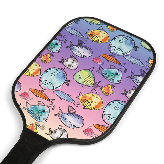 Pickleball Kit | School of Fish | Sunset