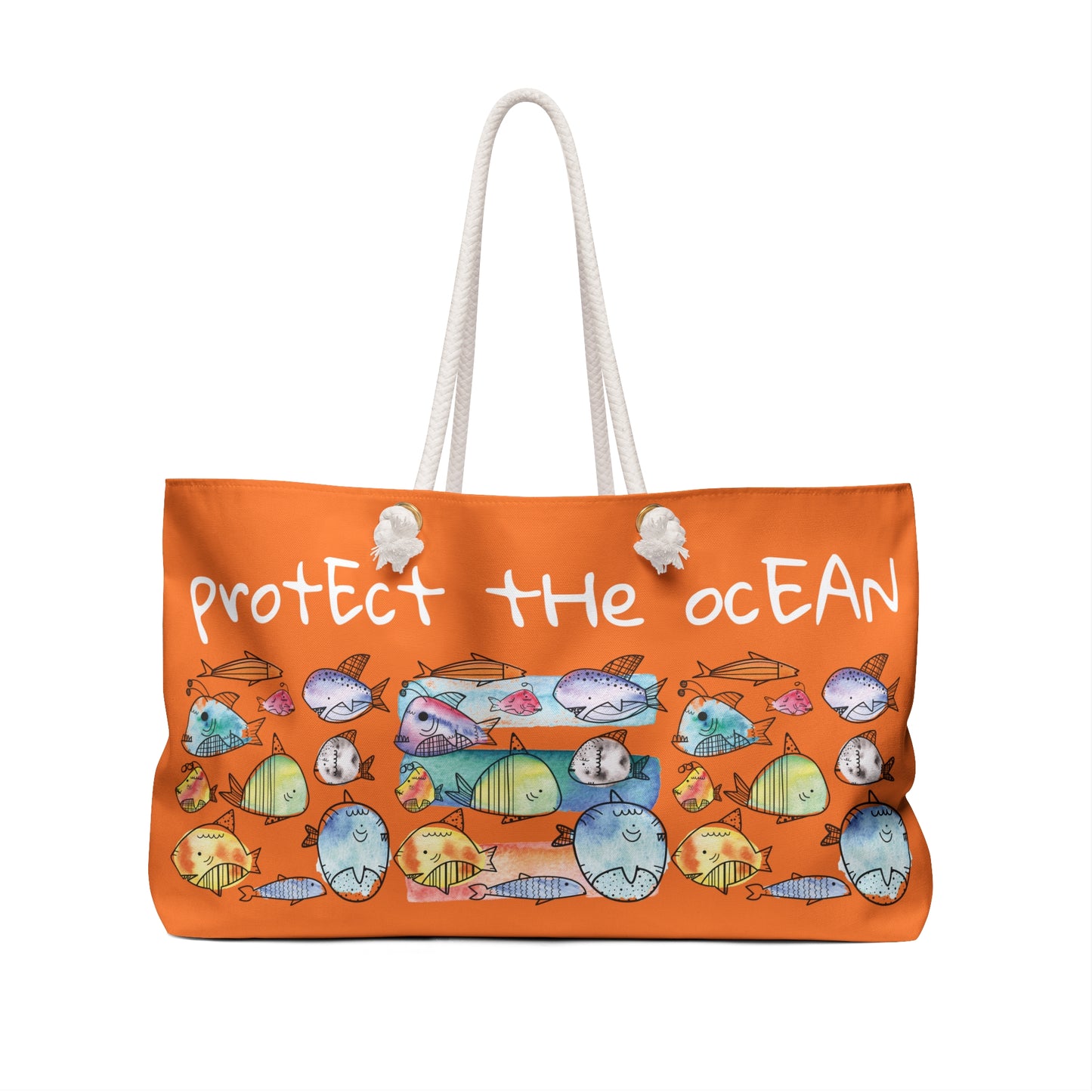 ocEAN citizenship  |  Weekender Bag | Tangerine