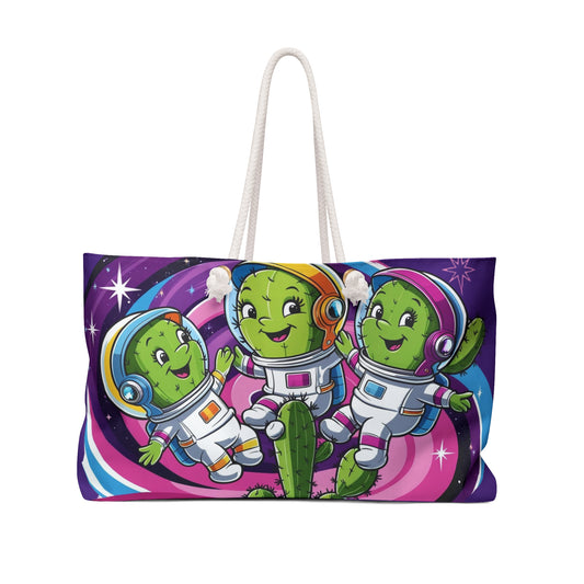 Weekender Bag  |  Cactus Astronaut Space Adventure Gift