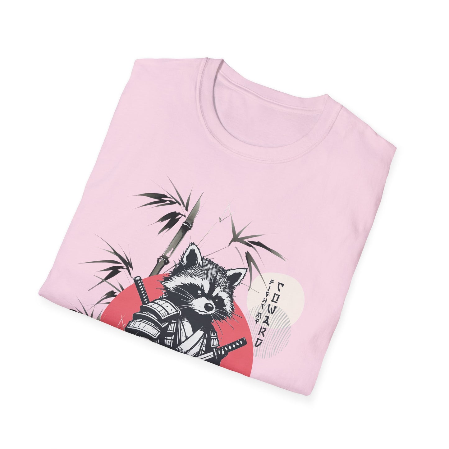 Unisex Softstyle T-Shirt | Racoon Adventures | Samurai