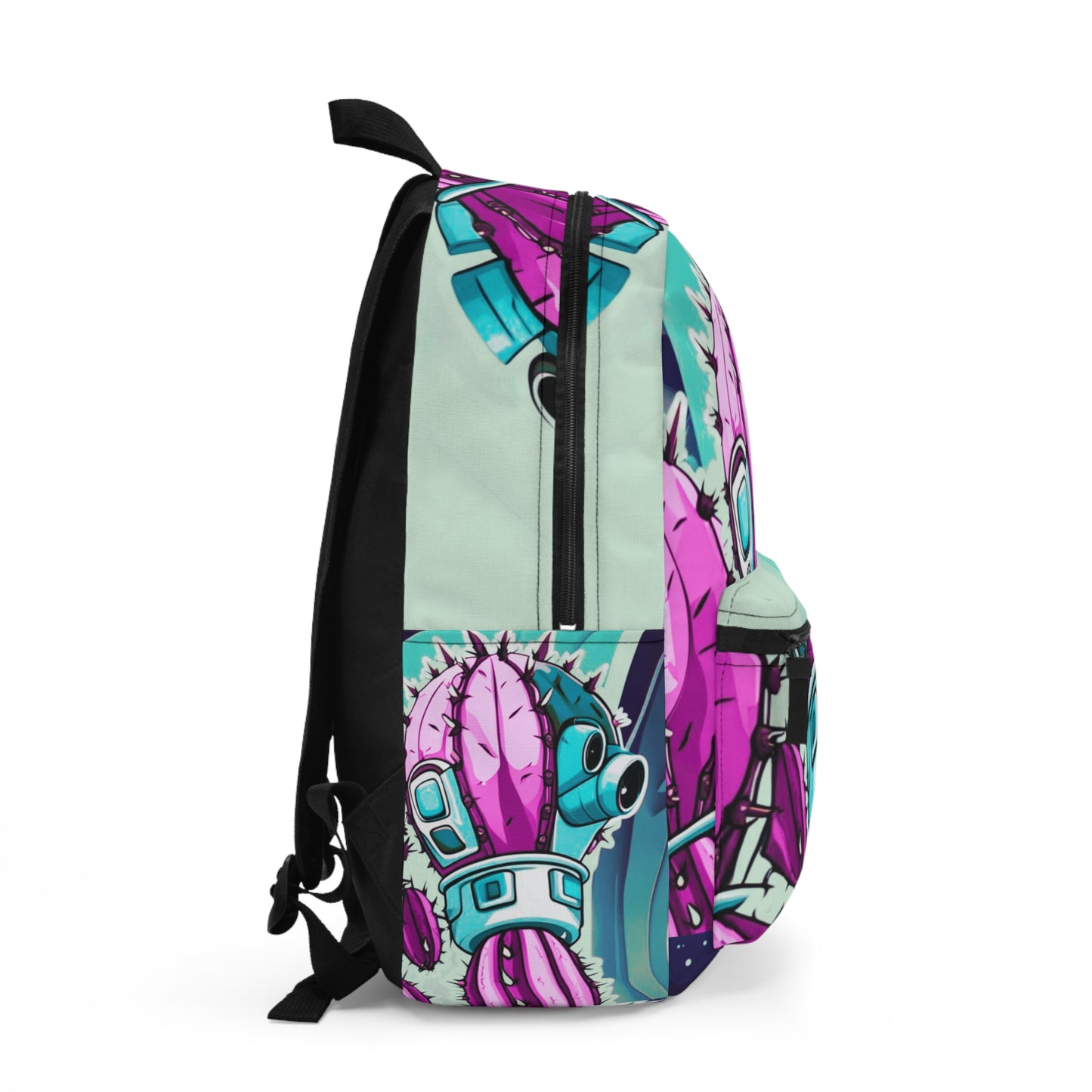 Astro Cactus Galactic | Backpack | Psychedelic Miami Vibe Colors