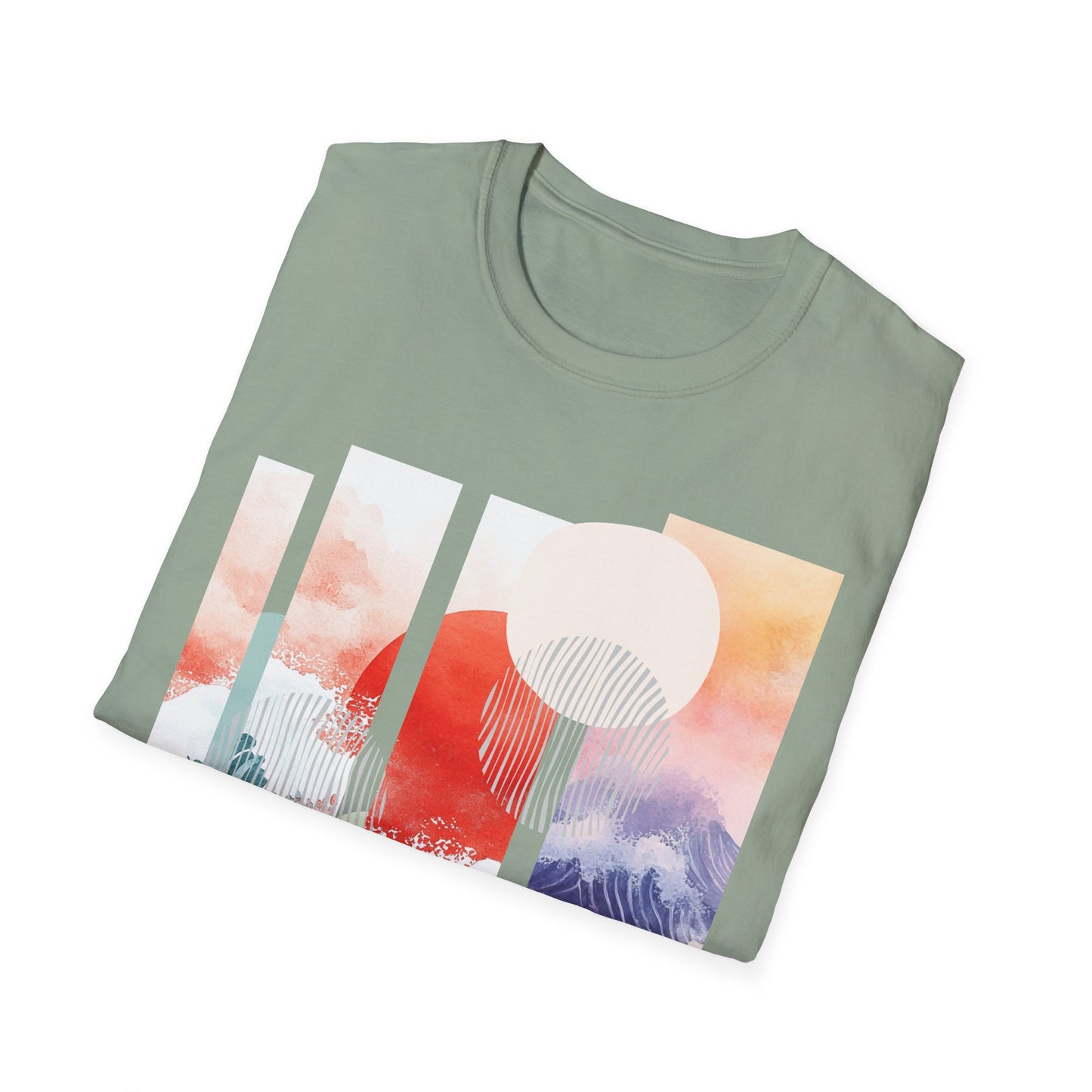 Unisex Softstyle T-Shirt | Japanese Scenes | Scene 2