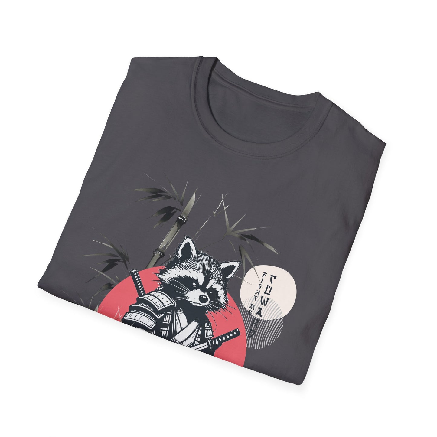 Unisex Softstyle T-Shirt | Racoon Adventures | Samurai