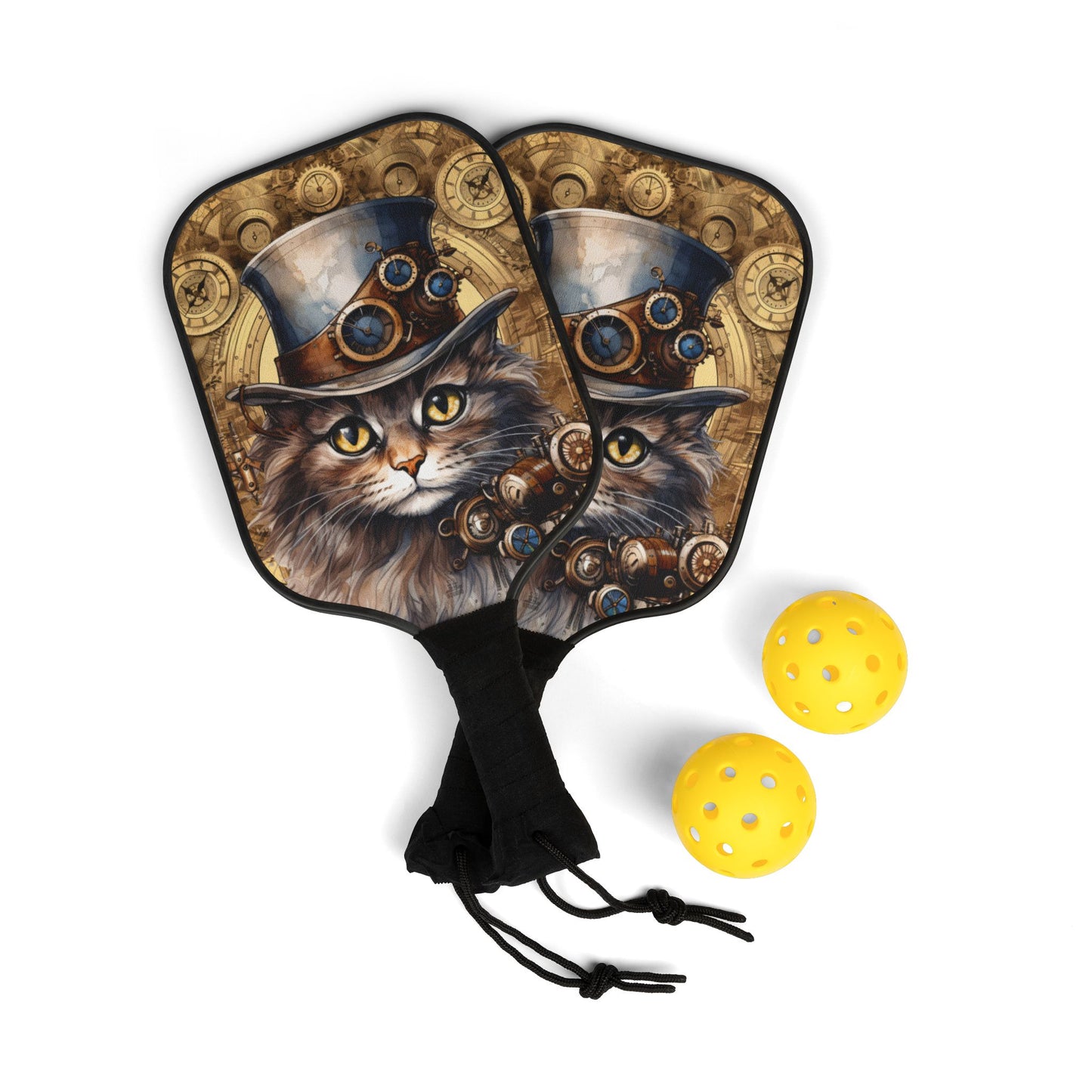 Pickleball Kit | Steampunk Cats | Cat 2