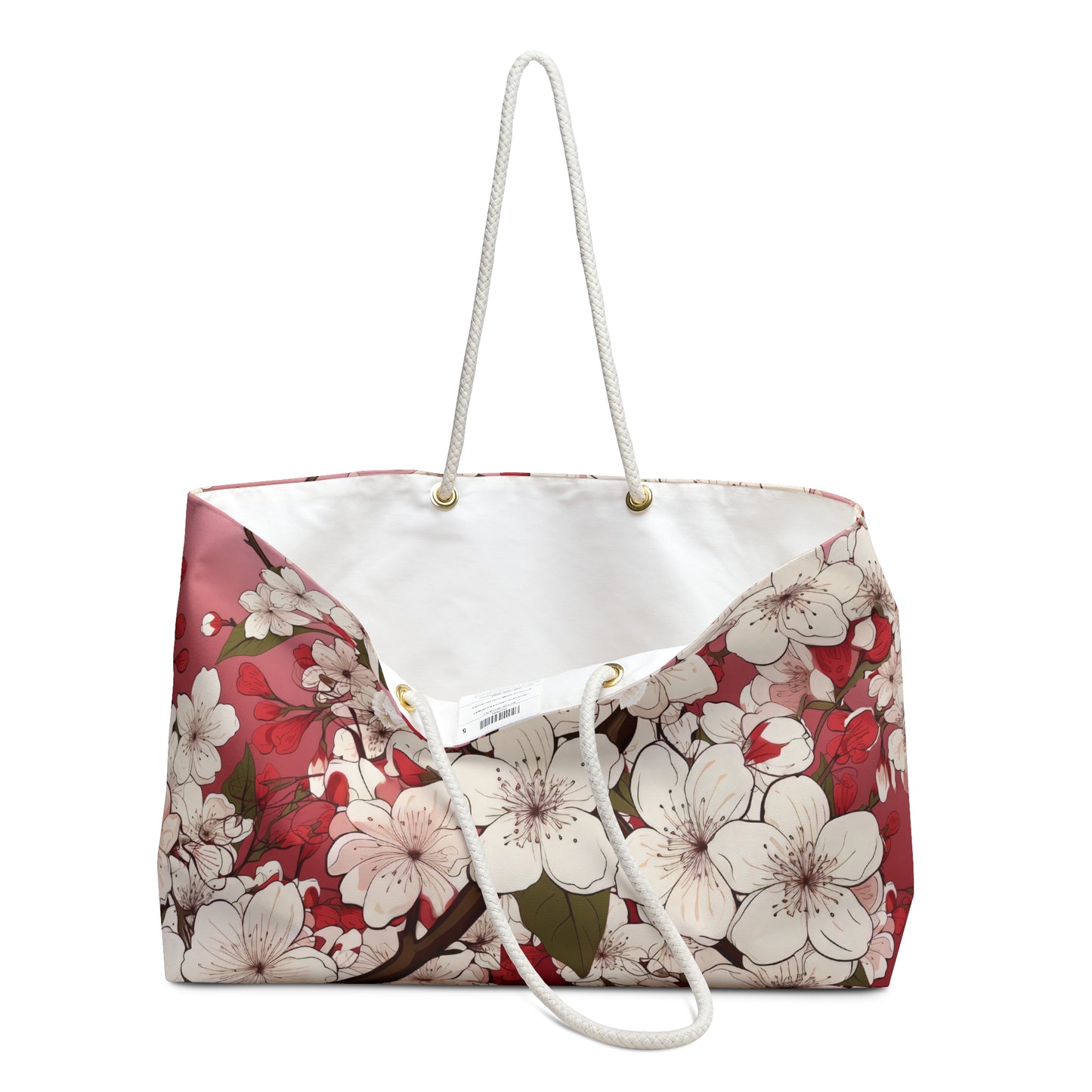 Weekender Bag | Flowers | Red Cherry