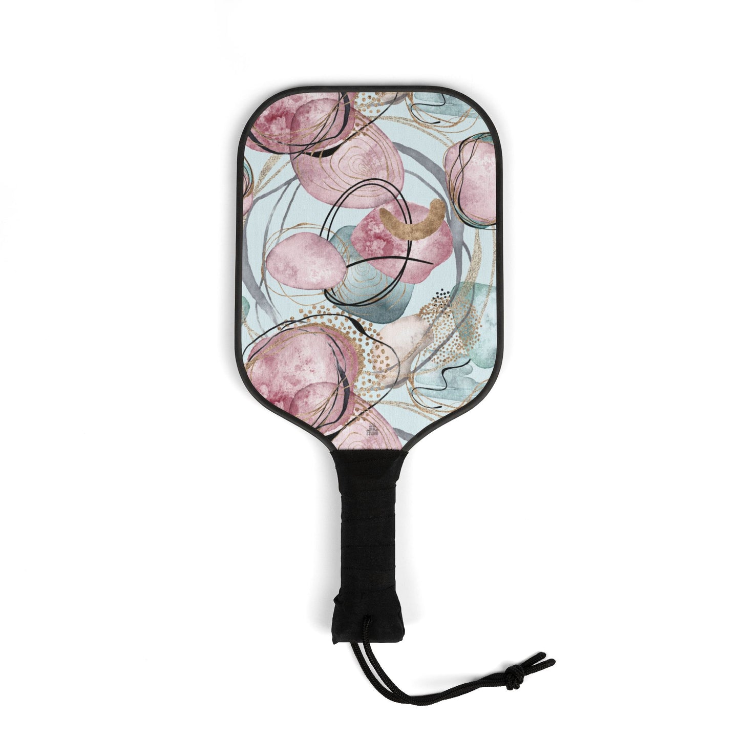 Pickleball Kit | Abstract | Pink Dots & Lines