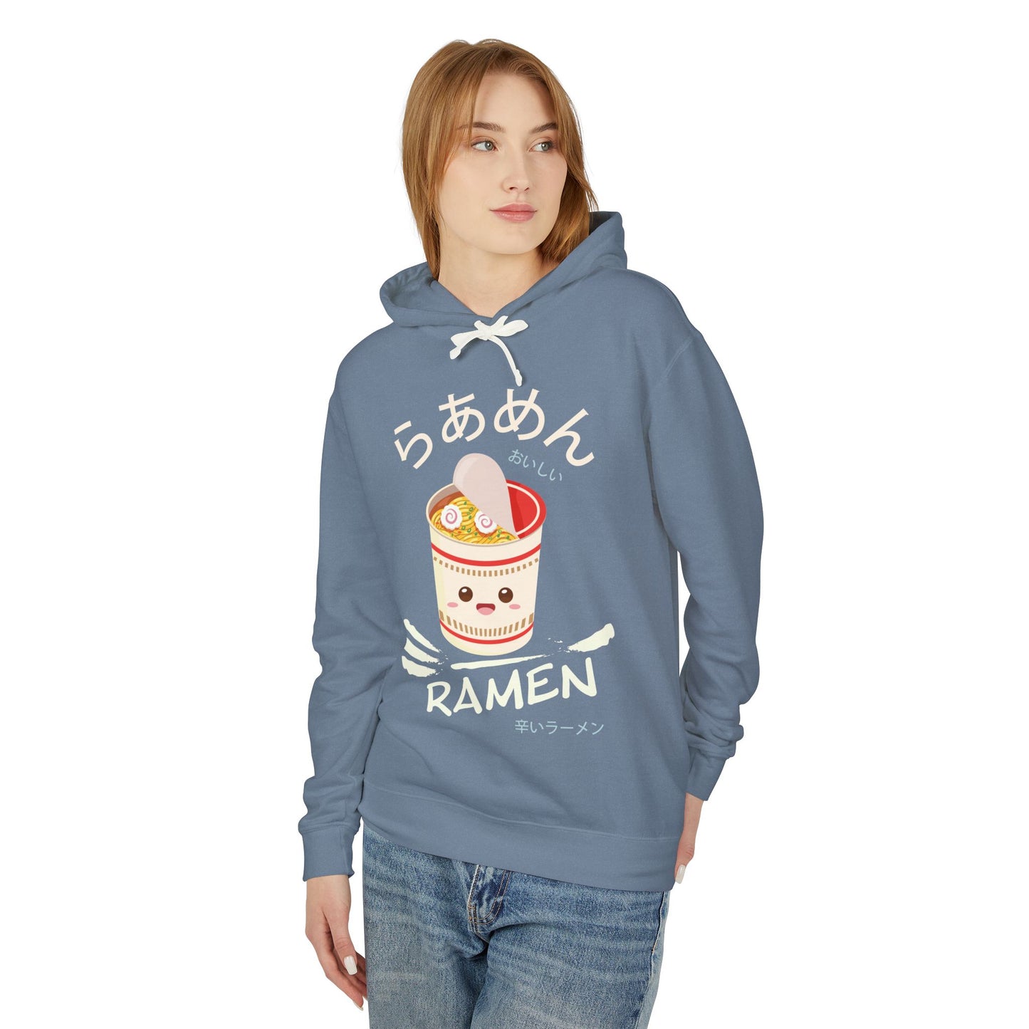 Ramen Cup | Unisex Lightweight Hooded Sweatshirt