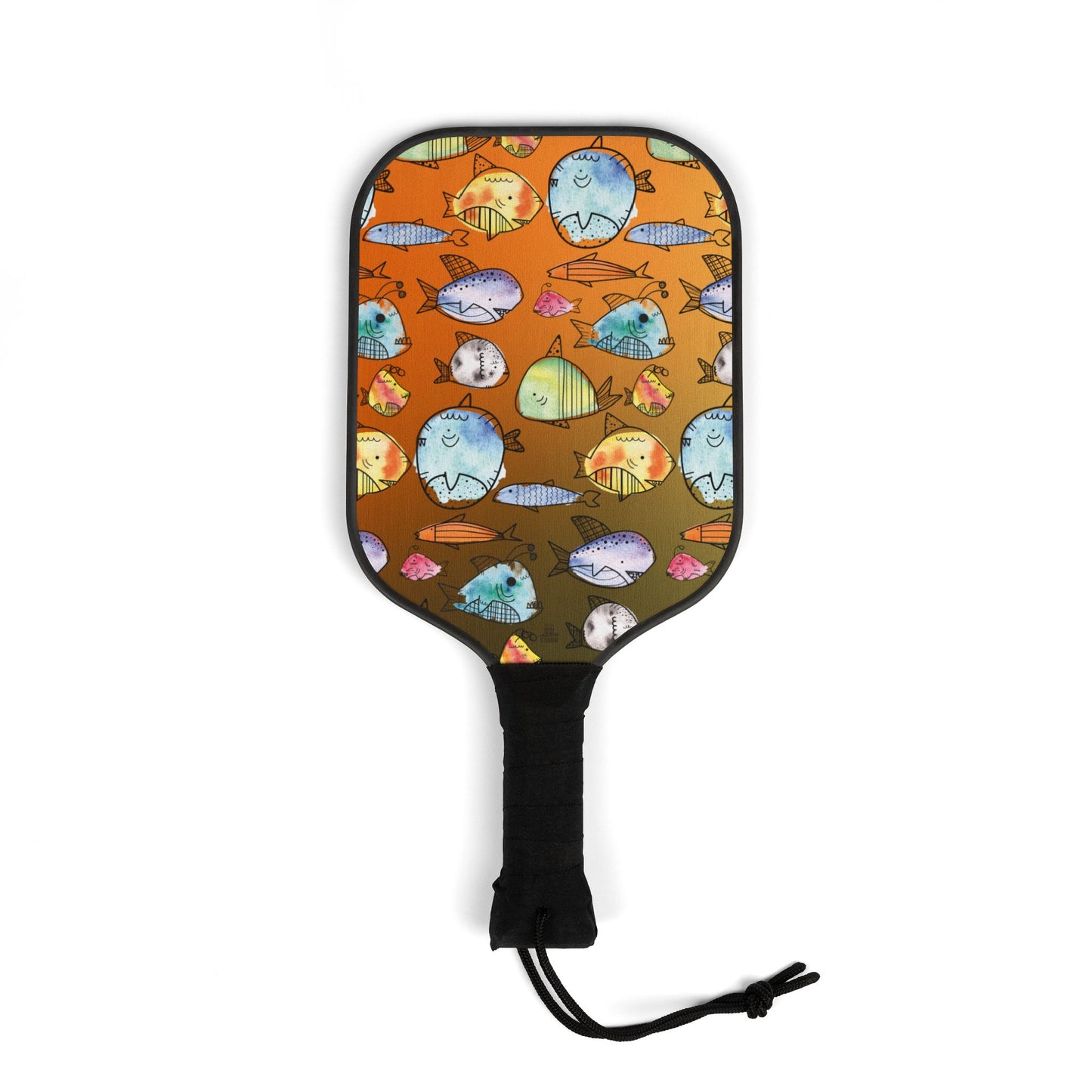 Pickleball Kit | School of Fish | Orange