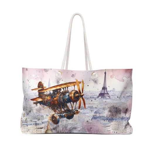 Weekender Bag | Watercolor Skies | Plane 4