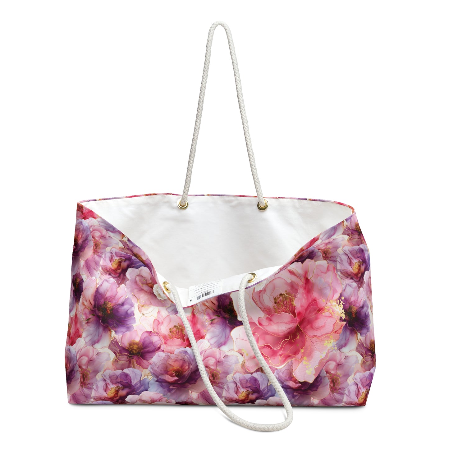 Peonies Watercolor |  Weekender Bag