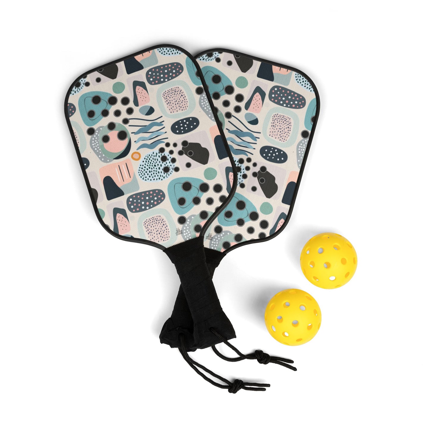 Pickleball Kit | Abstract Elements | Muted