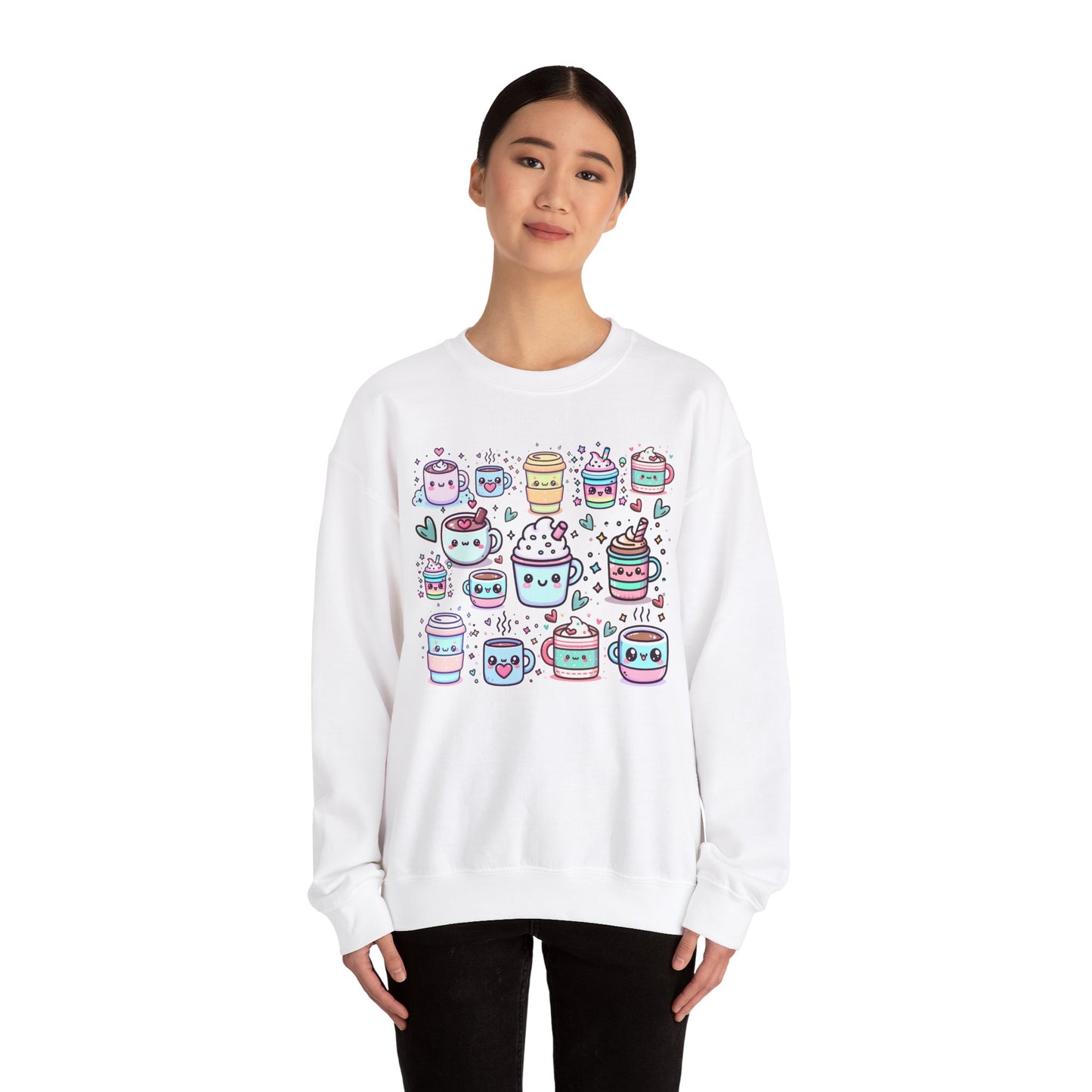 Kawaii Lattes | Unisex Heavy Blend™ Crewneck Sweatshirt