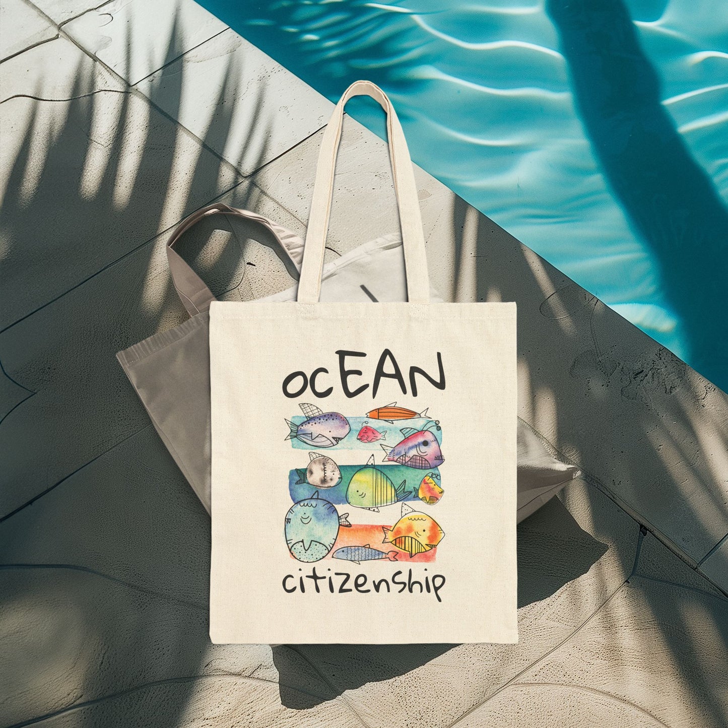 ocEAN citizenship | Cotton Canvas Tote Bag | Organic Cotton