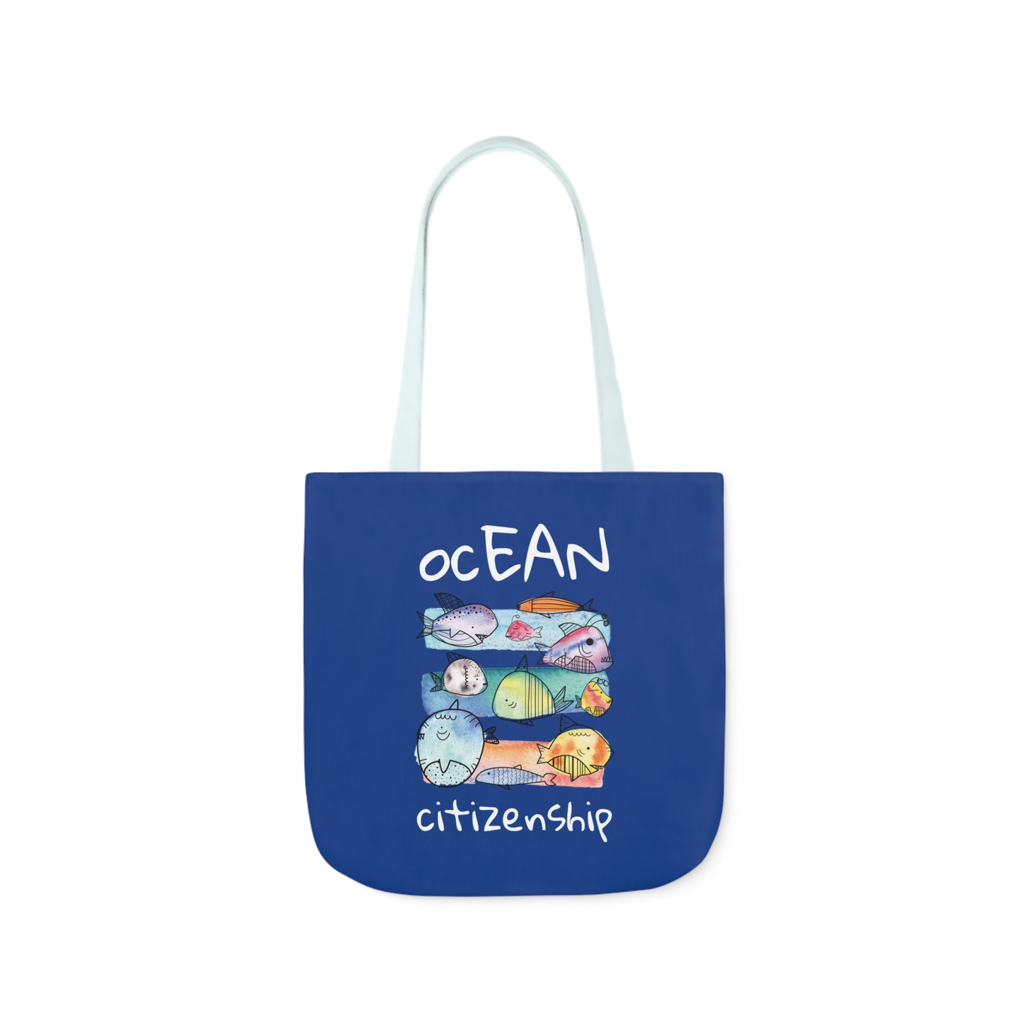 ocEAN citizenship |  Canvas Tote Bag | BLUE