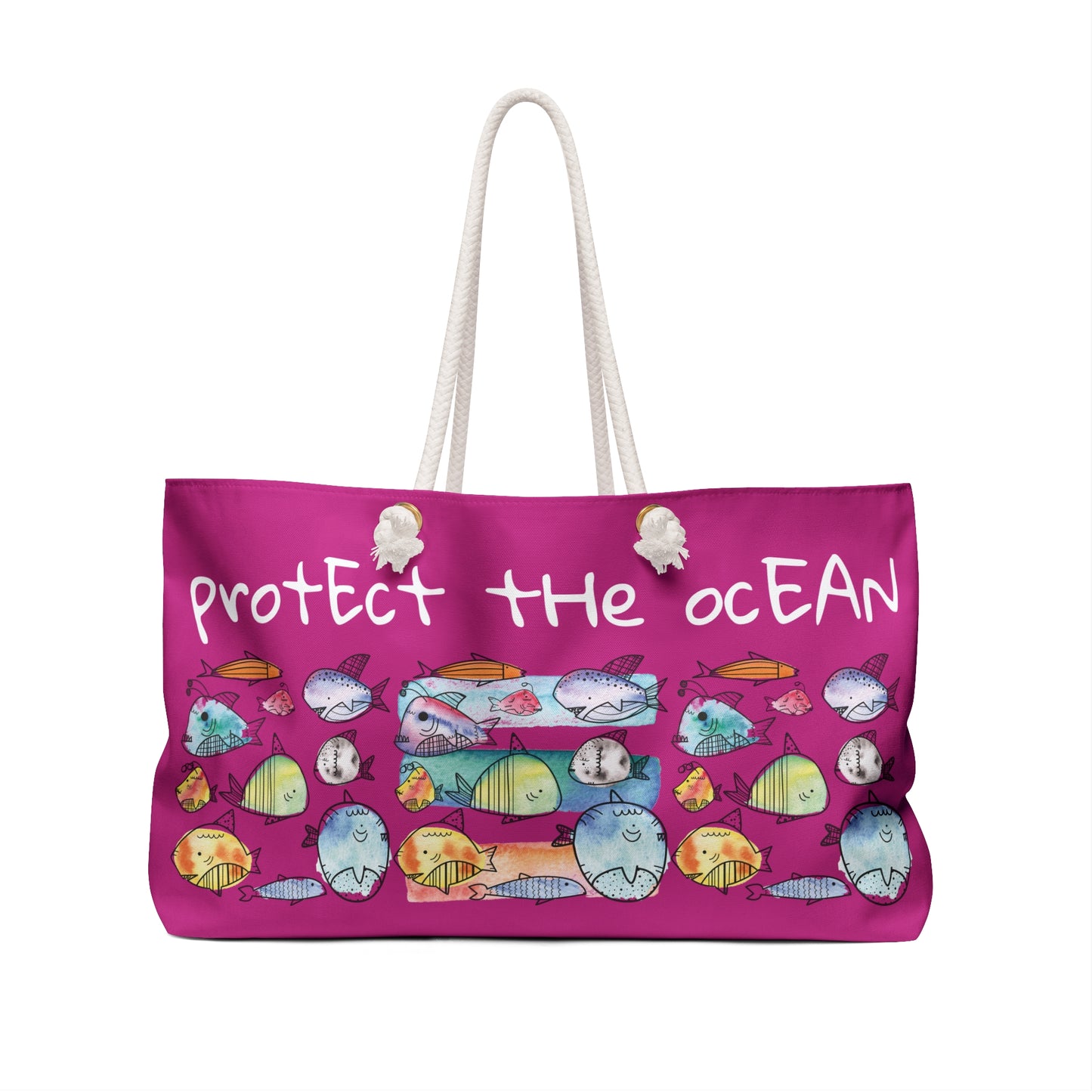 ocEAN citizenship  |  Weekender Bag | Hot Pink