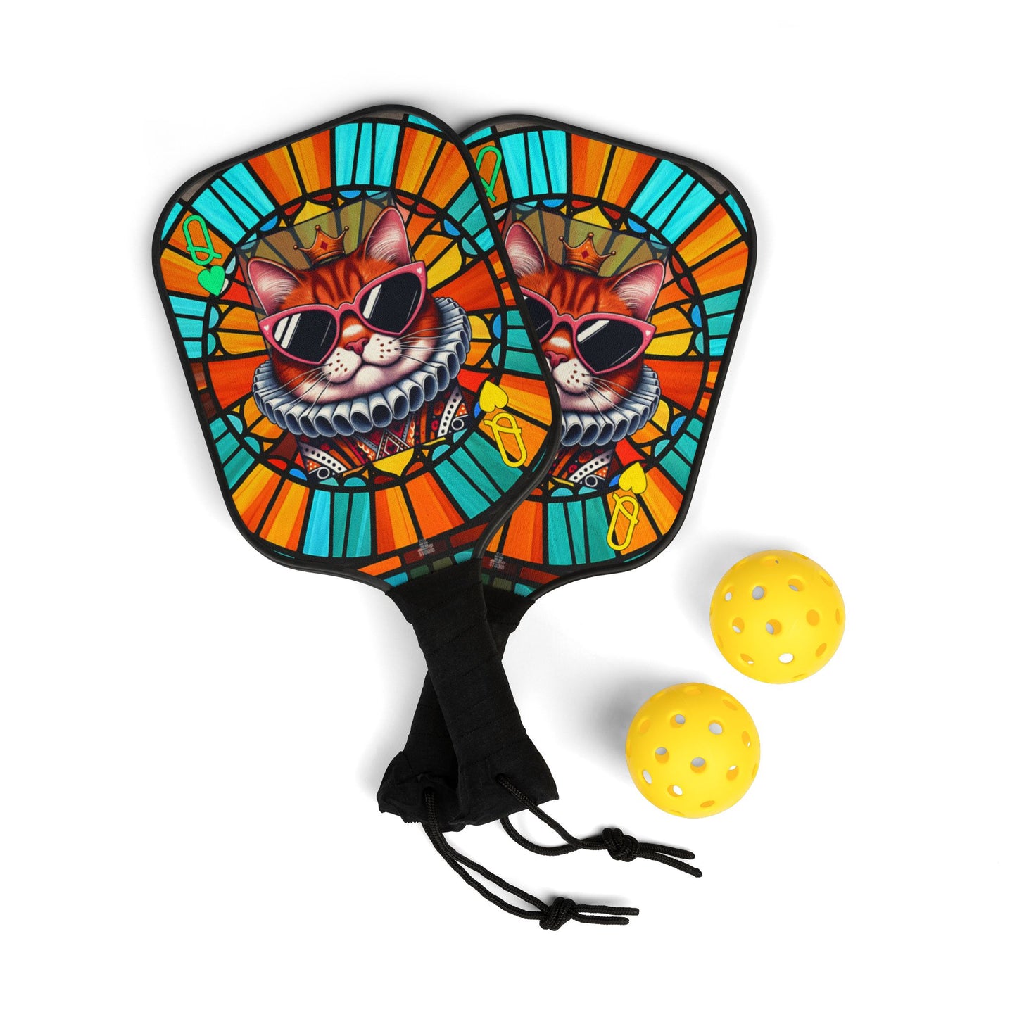 Pickleball Kit | Queen & Stain Glass | Queen 2