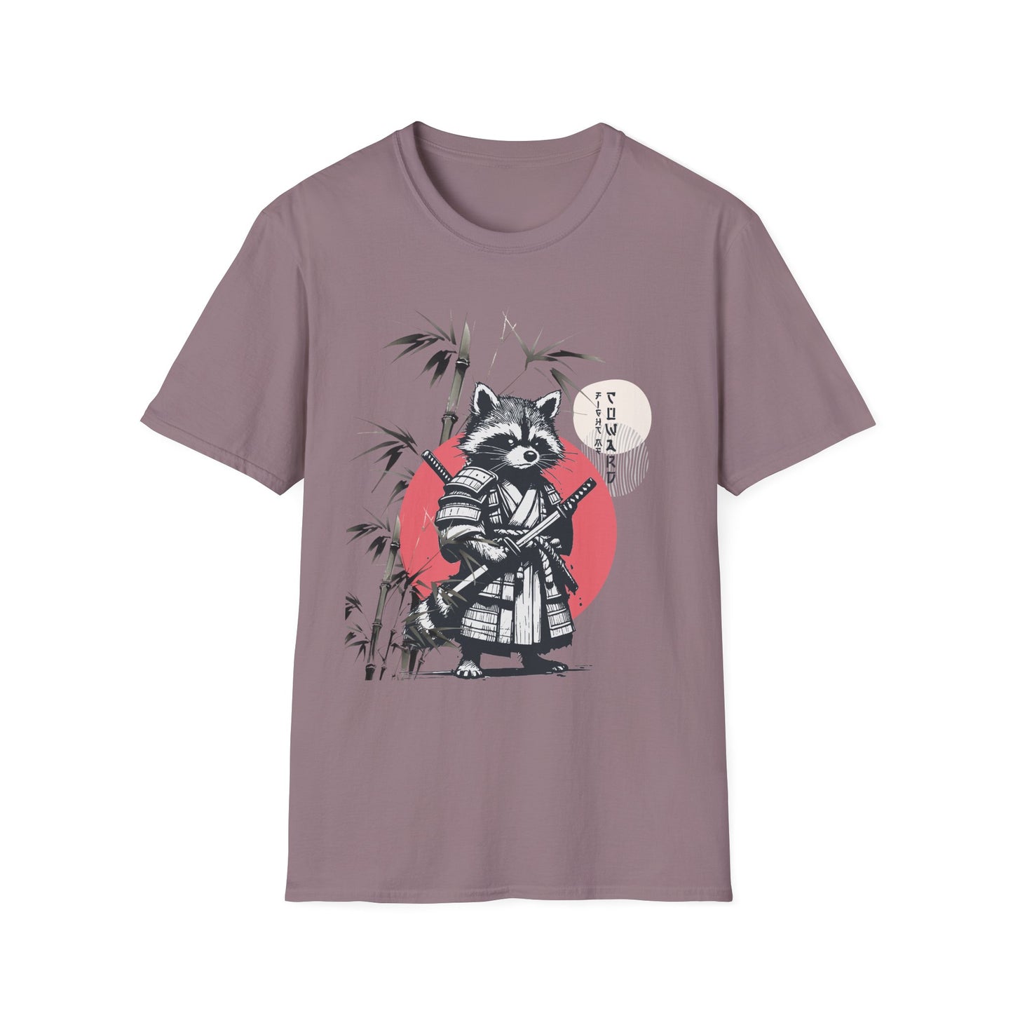 Unisex Softstyle T-Shirt | Racoon Adventures | Samurai