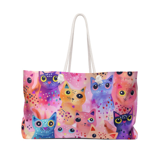 Weekender Bag | Colorful Cats | Cats 2