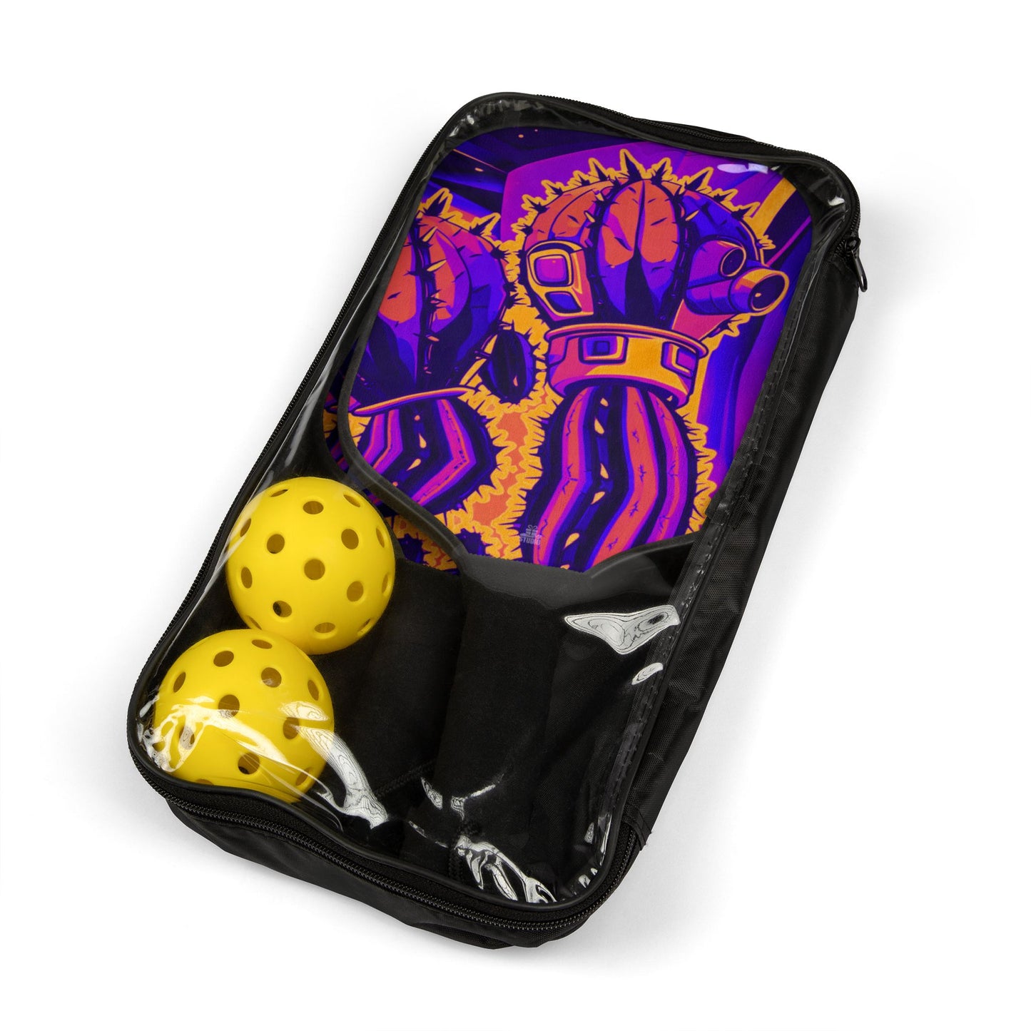 Pickleball Kit | Astro-Cactus | Psychedelic Infra-Magenta