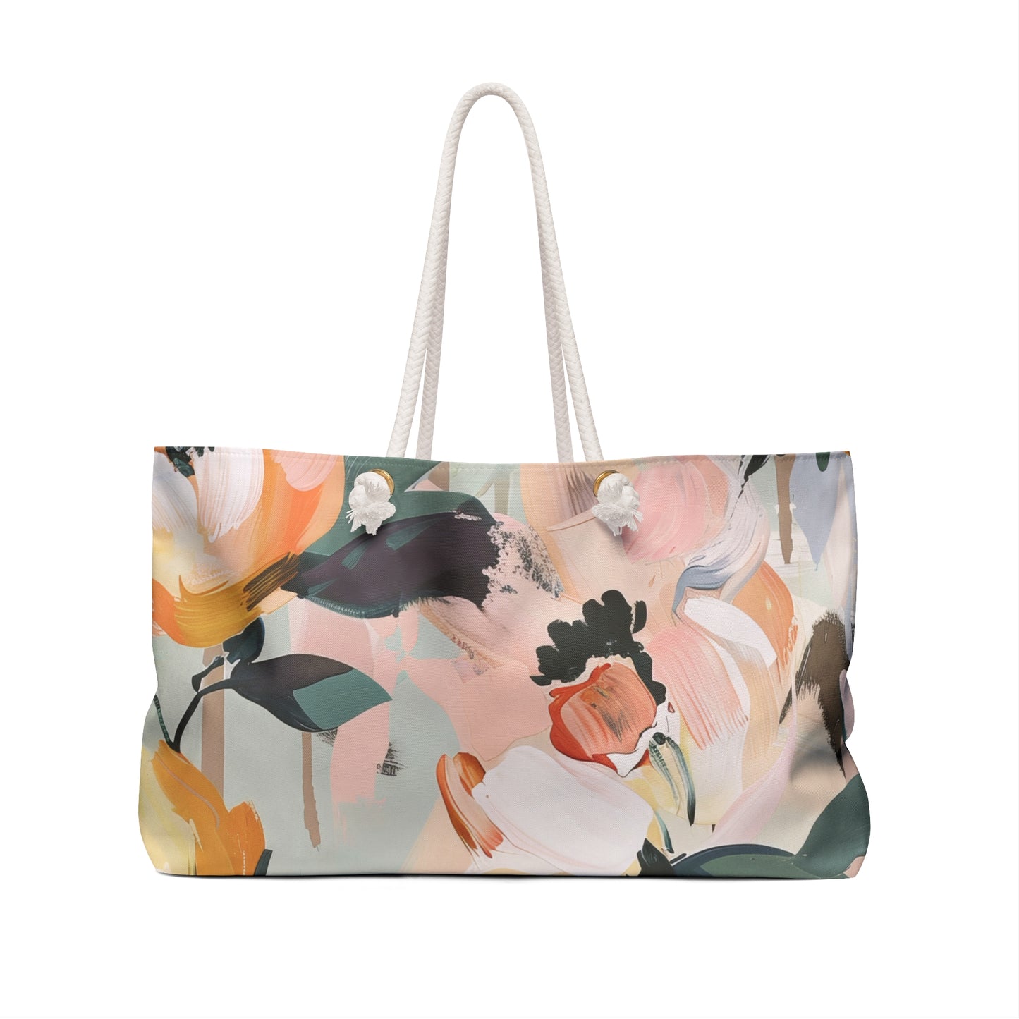 Weekender Bag | Flowers | Oil Painting 1