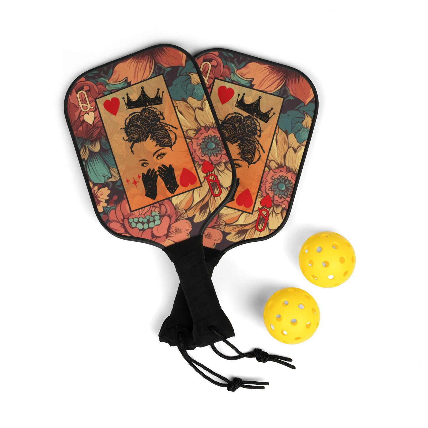 Pickleball Kit | Queen & Flowers  | Queen 4