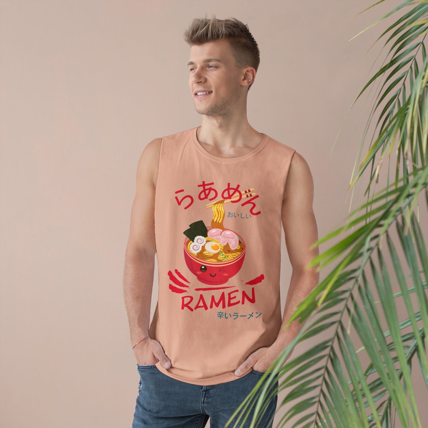 Kawaii Ramen Bowl | Unisex Tank Top with Cute Design | 4 styles