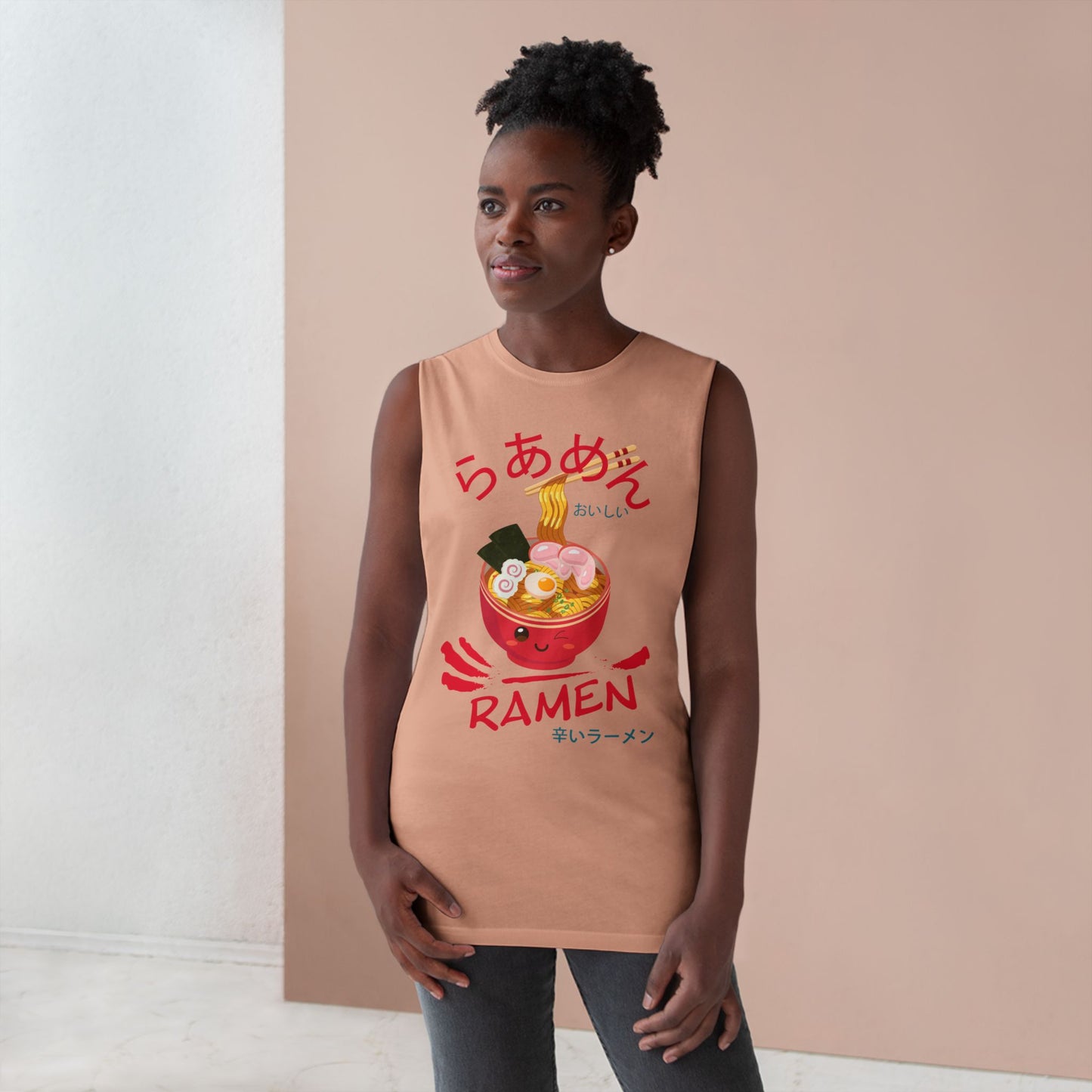 Kawaii Ramen Bowl | Unisex Tank Top with Cute Design | 4 styles