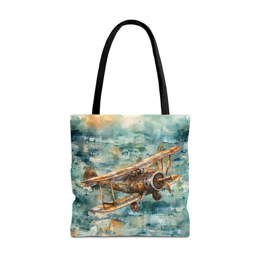 Totes | Watercolor Skies | Planes 3