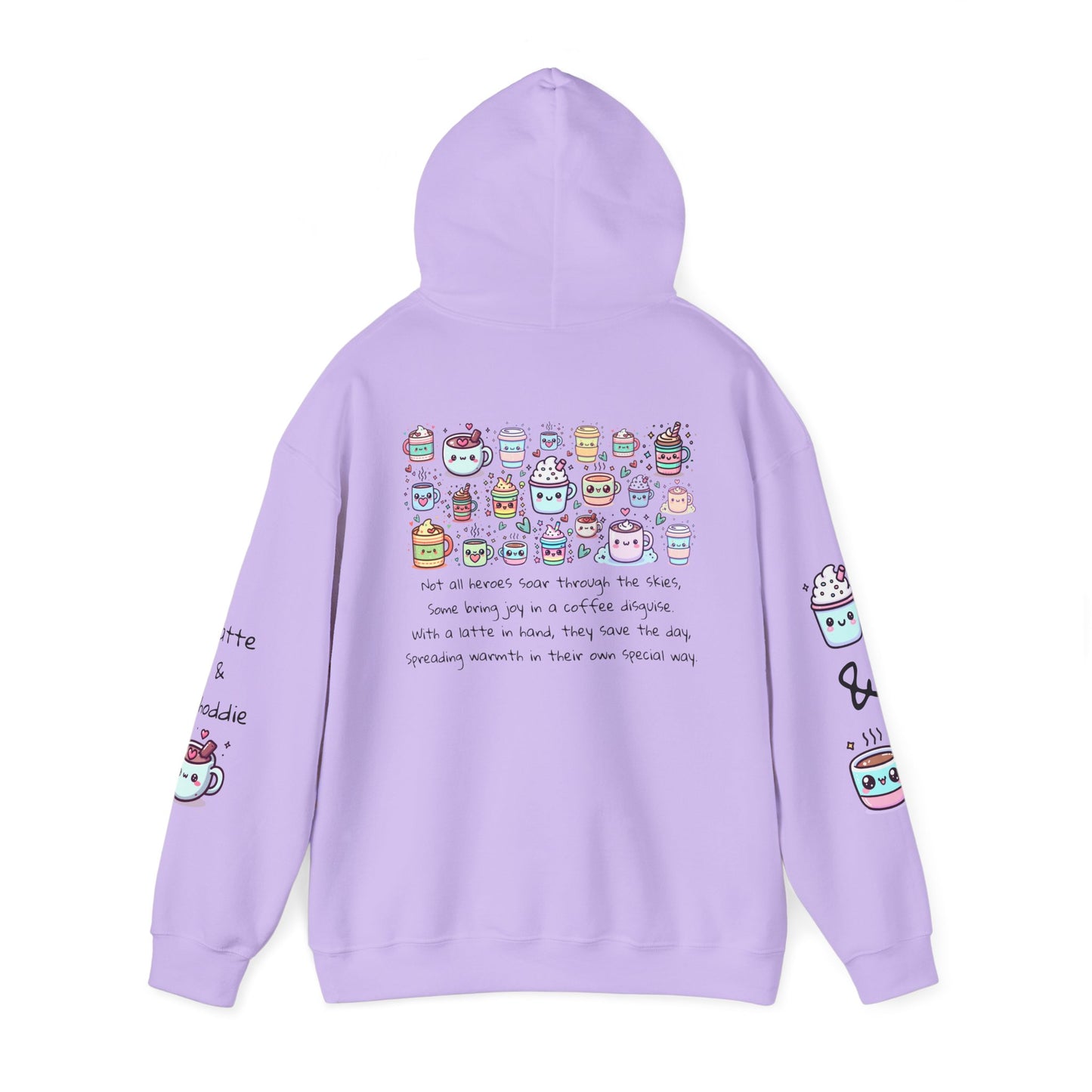 Kawaii Latte Hoodie | Unisex Heavy Blend™ Hooded Sweatshirt |