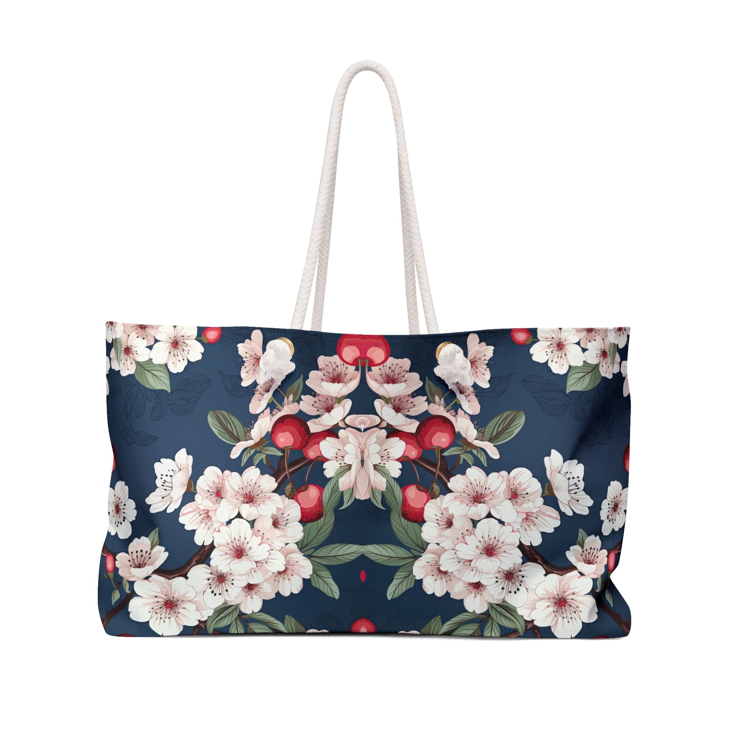 Weekender Bag | Flowers | Blue Cherry